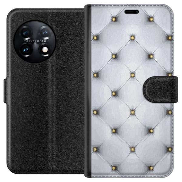 Lompakkokotelo OnePlus 11-laitteelle, jossa on Ylellistä kuvio