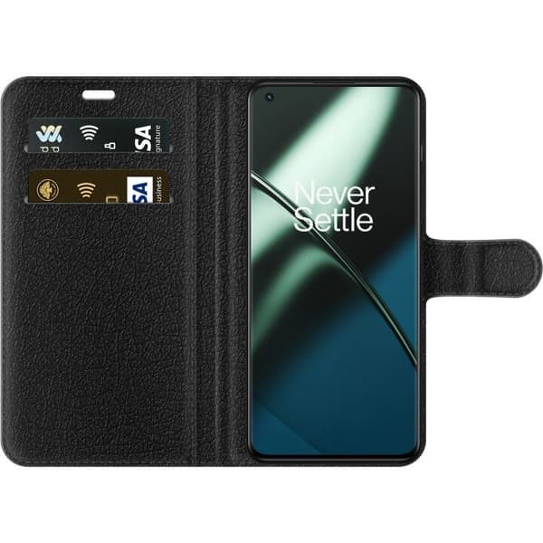Tegnebogsetui til OnePlus 11 med Glad Hund motiv