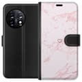 Pikkukuva 1 / 4: Lompakkokotelo OnePlus 11-laitteelle, jossa on Roosa Sydän kuvio