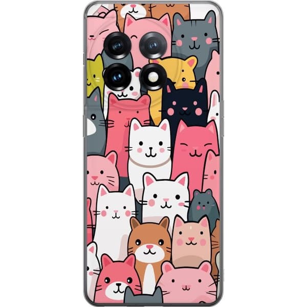 Mobilskal till OnePlus 11R med Kattmönster motiv
