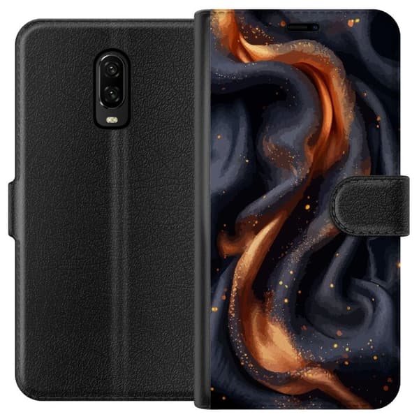 Plånboksfodral till OnePlus 6T med Eldigt silke motiv