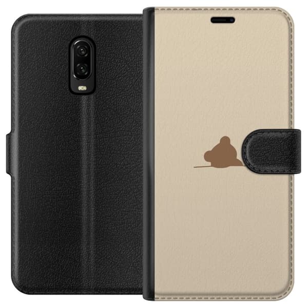 Plånboksfodral till OnePlus 6T med Nalle motiv