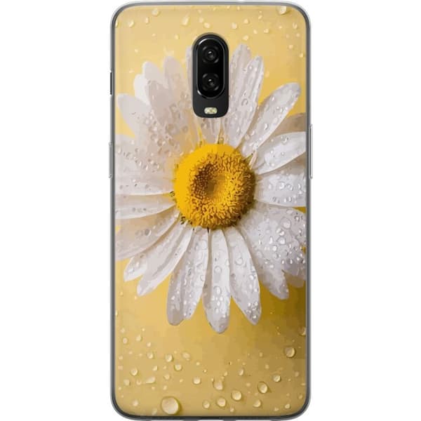 Mobilskal till OnePlus 6T med Porslinsblomma motiv