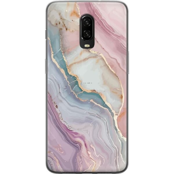 Mobilcover til OnePlus 6T med Marmor motiv