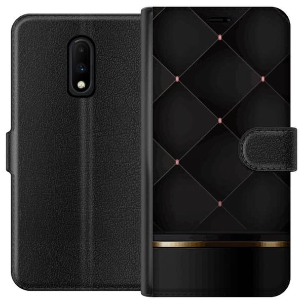 Tegnebogsetui til OnePlus 7 med Luksuslinje motiv