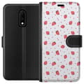 Pikkukuva 1 / 4: Lompakkokotelo OnePlus 7-laitteelle, jossa on Mansikat kuvio