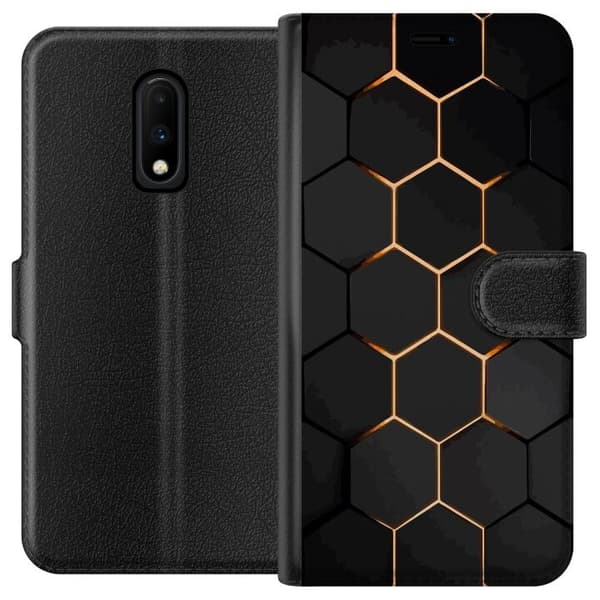 Plånboksfodral till OnePlus 7 med Lyxigt Mönster motiv
