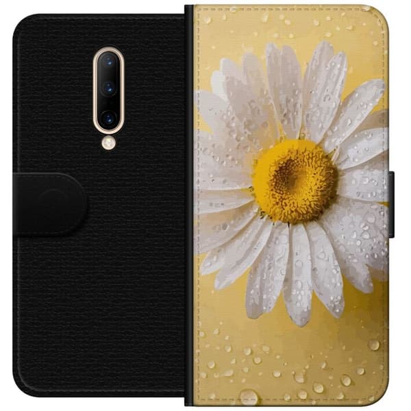 Lompakkokotelo OnePlus 7 Pro-laitteelle, jossa on Posliinikukka kuvio