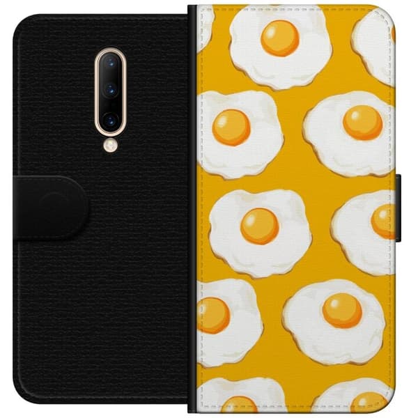 Tegnebogsetui til OnePlus 7 Pro med Stegt æg motiv