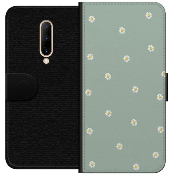 Plånboksfodral till OnePlus 7 Pro med Prästkragar motiv