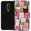Pikkukuva 1 / 4: Lompakkokotelo OnePlus 7 Pro-laitteelle, jossa on Kissan kuviointi kuvio