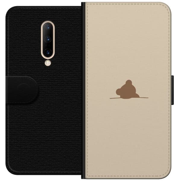 Lompakkokotelo OnePlus 7 Pro-laitteelle, jossa on Nalle kuvio