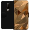 Miniatyrbillede 1 af 4: Tegnebogsetui til OnePlus 7 Pro med 3D Guld motiv