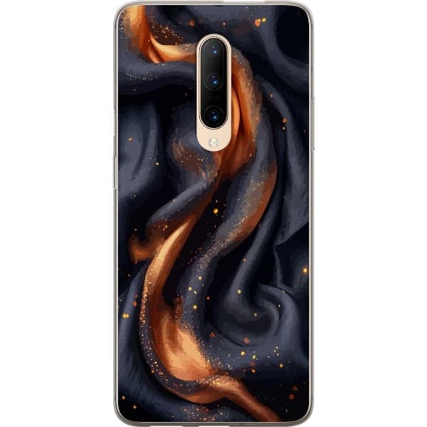 Kännykkäkuori OnePlus 7 Pro-laitteelle, jossa on Tulinen silkki kuvio