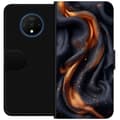 Pikkukuva 1 / 4: Lompakkokotelo OnePlus 7T-laitteelle, jossa on Tulinen silkki kuvio