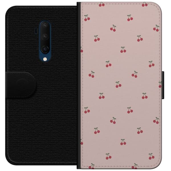 Lommeboketui til OnePlus 7T Pro med Kirsebær motiv