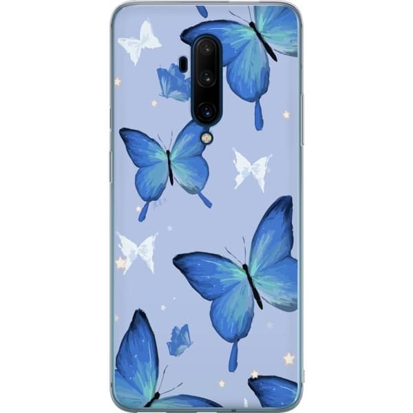Mobildeksel til OnePlus 7T Pro med Blå sommerfugler motiv