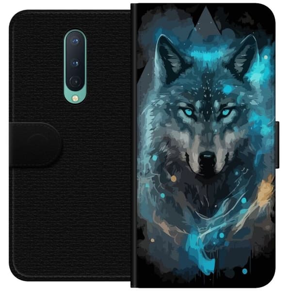 Plånboksfodral till OnePlus 8 med Varg motiv