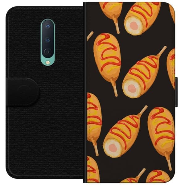 Plånboksfodral till OnePlus 8 med Kycklingklubba motiv