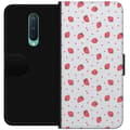 Miniatyrbillede 1 af 4: Tegnebogsetui til OnePlus 8 med Jordbær motiv
