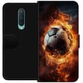Miniatyrbillede 1 af 4: Tegnebogsetui til OnePlus 8 med Fodbold motiv