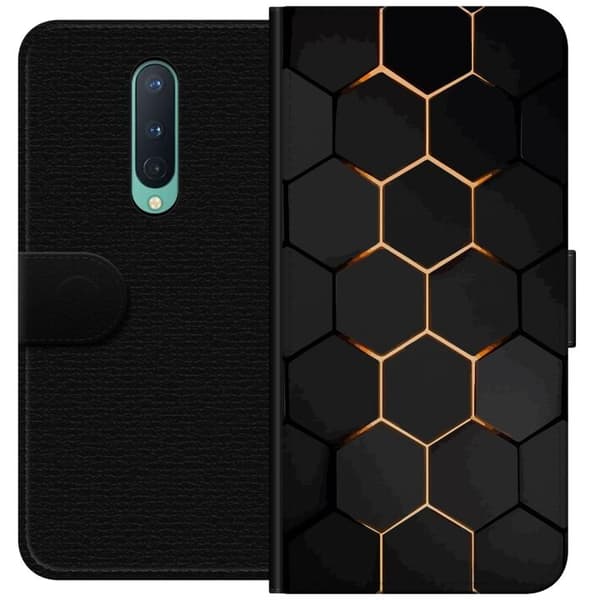 Tegnebogsetui til OnePlus 8 med Luksuriøst Mønster motiv