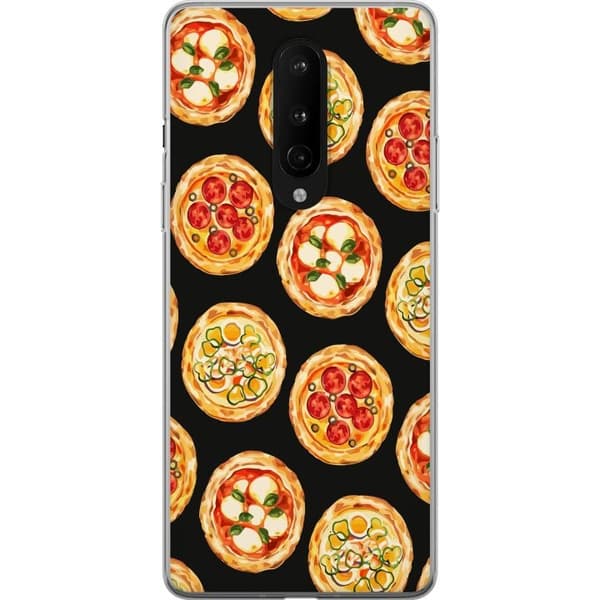 Mobilcover til OnePlus 8 med Pizza motiv