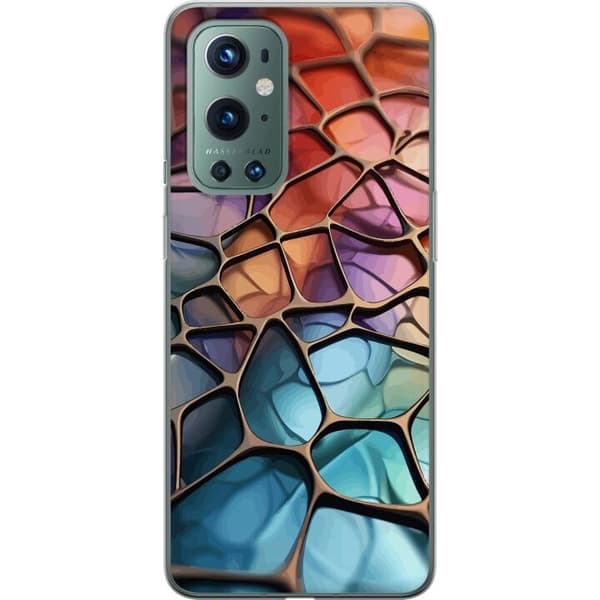 Mobilskal till OnePlus 9 Pro med Metalliskt mönster motiv