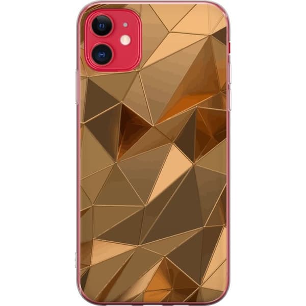 Mobildeksel til Apple iPhone 11 med 3D Gull motiv