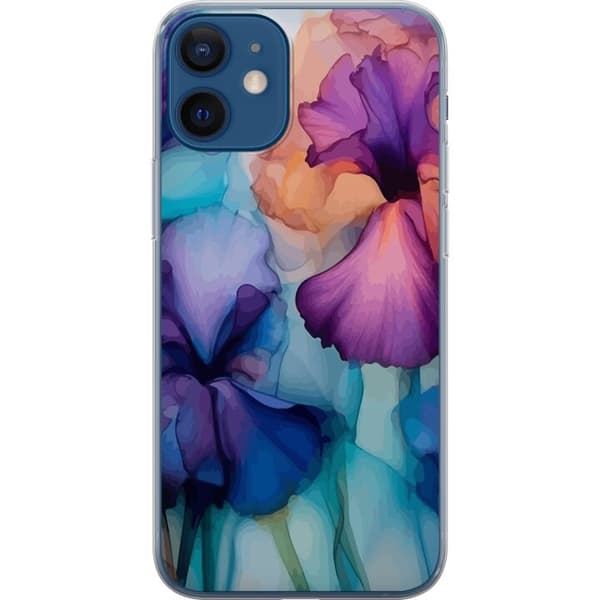 Mobilskal till Apple iPhone 12 med Magiska blommor motiv