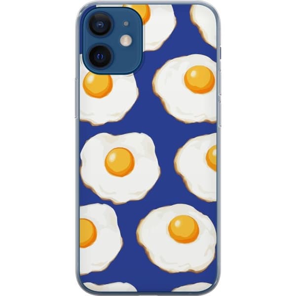 Mobildeksel til Apple iPhone 12 med Stekte egg motiv