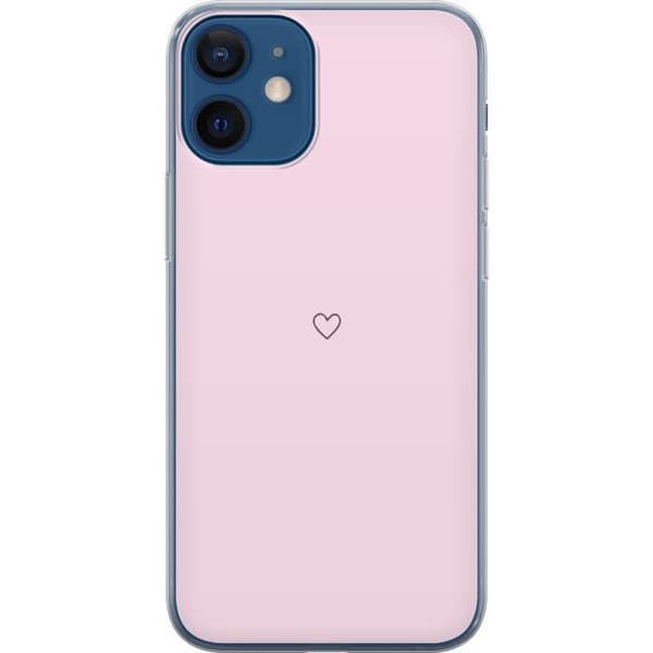 Mobilcover til Apple iPhone 12 med Hjerte motiv