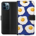 Pikkukuva 1 / 4: Lompakkokotelo Apple iPhone 12 Pro-laitteelle, jossa on Paistetut munat kuvio