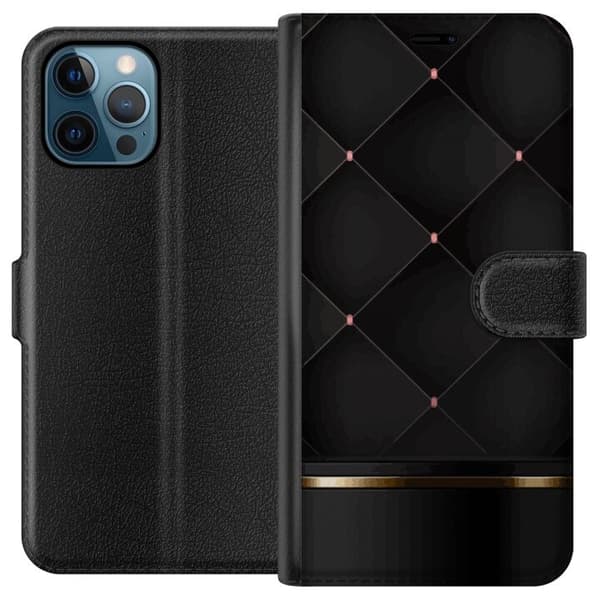 Lommeboketui til Apple iPhone 12 Pro med Luksuslinje motiv