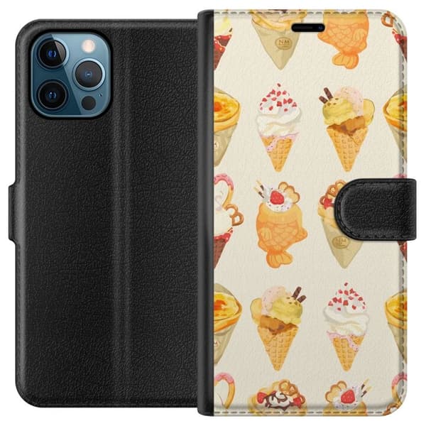 Tegnebogsetui til Apple iPhone 12 Pro Max med Glasagtigt motiv