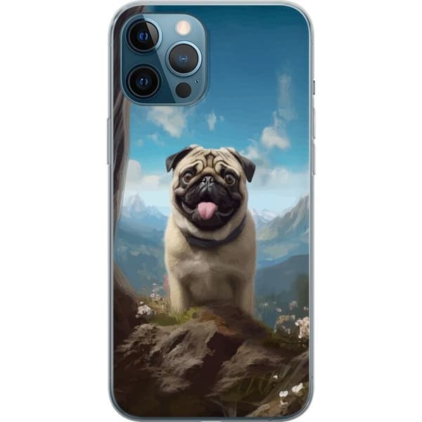 Mobildeksel til Apple iPhone 12 Pro Max med Glad Hund motiv