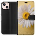 Miniatyrbillede 2 af 4: Tegnebogsetui til Apple iPhone 13 mini med Porcelænsblomst motiv