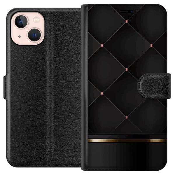Tegnebogsetui til Apple iPhone 13 mini med Luksuslinje motiv
