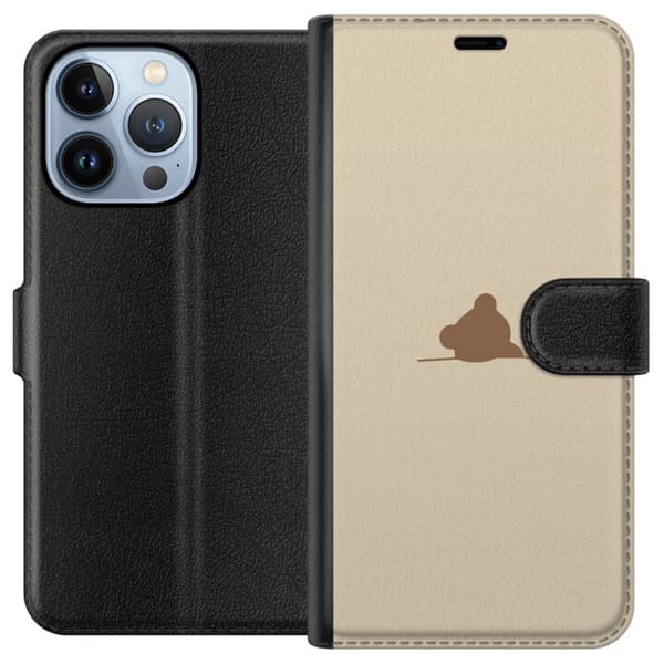 Lommeboketui til Apple iPhone 13 Pro med Nalle motiv