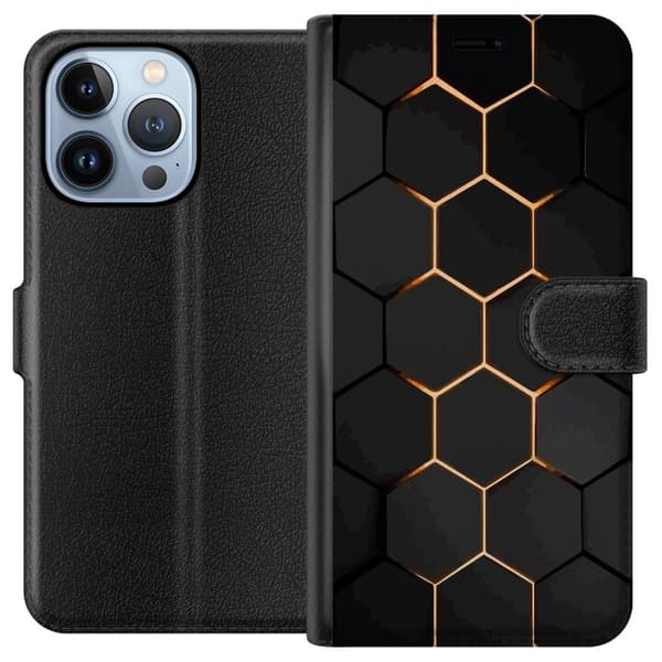 Lommeboketui til Apple iPhone 13 Pro med Luksuriøst Mønster motiv