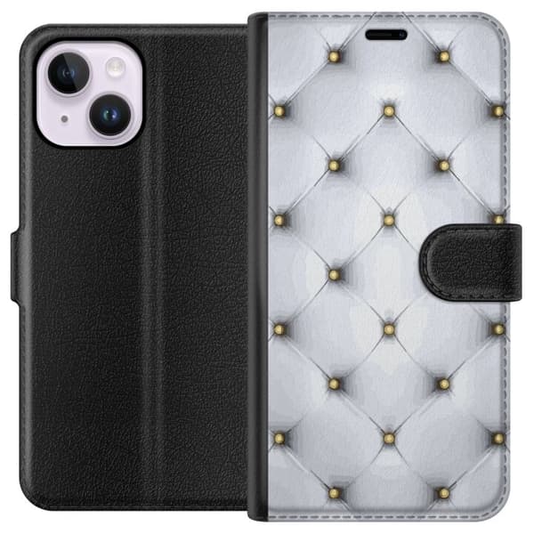 Tegnebogsetui til Apple iPhone 14 Plus med Luksuriøst motiv