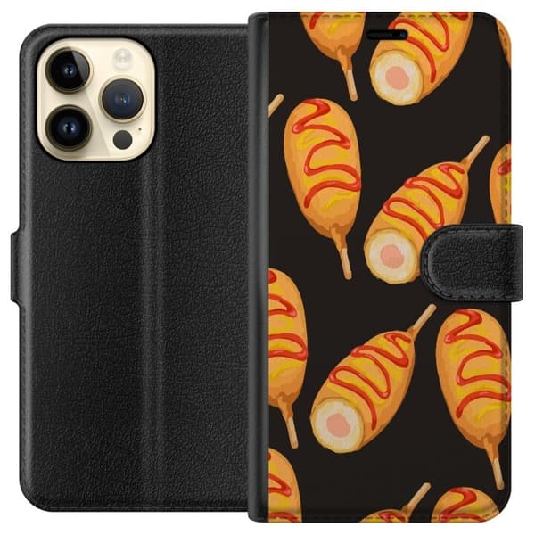 Lommeboketui til Apple iPhone 14 Pro Max med Kyllinglår motiv