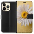 Pikkukuva 1 / 4: Lompakkokotelo Apple iPhone 15 Pro-laitteelle, jossa on Posliinikukka kuvio