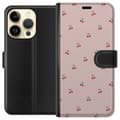 Miniatyrbilde 2 av 4: Lommeboketui til Apple iPhone 15 Pro med Kirsebær motiv