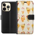 Pikkukuva 1 / 4: Lompakkokotelo Apple iPhone 15 Pro-laitteelle, jossa on Lasinen kuvio