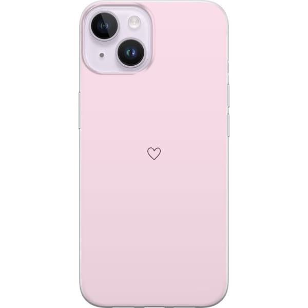 Mobilcover til Apple iPhone 15 Plus med Hjerte motiv