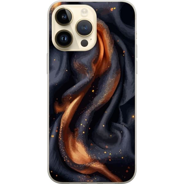 Mobildeksel til Apple iPhone 15 Pro Max med Brennende silke motiv