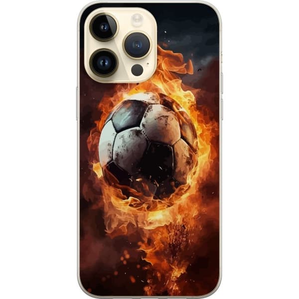 Mobilskal till Apple iPhone 15 Pro Max med Fotboll motiv
