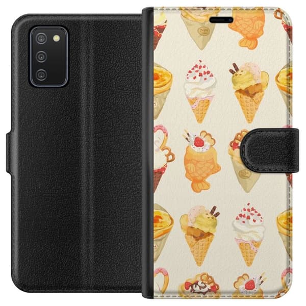 Plånboksfodral till Samsung Galaxy A02s med Glassigt motiv