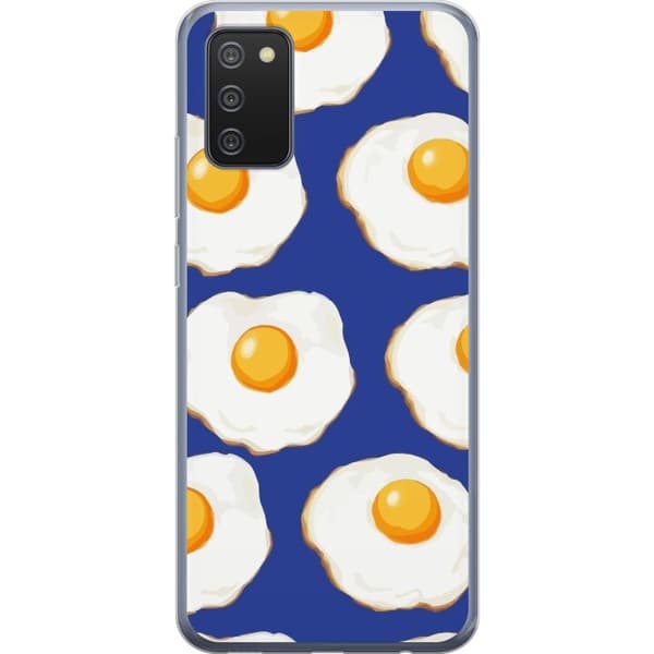 Kännykkäkuori Samsung Galaxy A02s-laitteelle, jossa on Paistetut munat kuvio